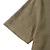 billige Herre Elite T-shirts &amp; Tank-Herre T-shirt Kortærmet Rund hals Sommer Forår Strikketøj Ferie Årgang Vredet Skole Træning udendørs Sort Hvid Lysebrun Top T-shirt til mænd