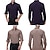 abordables camisas de hombre sin planchar-Hombre Camisa Camisa para Vestido Abotonar la camisa Plano Boda Fiesta Negro Blanco Rosa Vino Manga Larga Diseño Primavera Otoño Ropa Bolsillo