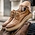 ieftine Pantofi casual cu șireturi-adidași casual cu șireturi maro din piele artificială pentru bărbați – pantofi eleganti și confortabili pentru purtarea de zi cu zi și activitățile în aer liber