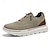 abordables Baskets-baskets à lacets en tricot respirant pour hommes – chaussures de course décontractées légères avec semelle coussinée pour la marche et le quotidien