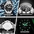 cheap Quartz Watches-New Olevs Men&#039;S Business Watch Diamond-Encrusted Glow-In-The-Dark Double Calendar Week Display Multi-Functional Quartz Watch Casual Waterproof Sports Watch