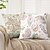 billige blomster- og plantestil-Blomster dekorative toss puter dekke 1PC myk firkantet sofa putevar putevar soverom stue sofa stol