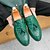 abordables Semi-formel-mocassins en similicuir vert pour hommes avec détails en relief crocodile - chaussures décontractées élégantes pour un usage quotidien, confortables et tendance pour hommes
