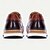 abordables Zapatillas de cuero premium-Zapatillas de piel de vacuno de primera calidad en color marrón para hombre con detalles perforados y cierre con cordones: elegantes zapatos casuales para uso diario