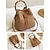 levne Kabelky a tote tašky-Dámské Kabelka Kbelík Bag Taška crossbody Na rameno Sláma Dovolená Běžné / Denní Plážové Návrh uzlu Velká kapacita Multi Carry Pevná barva Slátanina Khaki