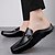cheap Men&#039;s Clogs &amp; Mules-Men&#039;s Brown Slip-on Loafers with Metallic Buckle, Casual Faux Leather Shoes for Everyday Wear