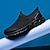 billige Slip-on casual sko-mænds grå mesh slip-on sneakers med polstret sål for letvægtskomfort og aktiv livsstil