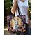 cheap Handbag &amp; Totes-Women&#039;s Whimsical Bunny Themed Tote Bag - Vintage Tea Party Illustration, Durable Canvas, Perfect for Easter, Spring Outings