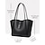 abordables Cabas et fourre-tout-sac fourre-tout en similicuir vert pour femme, design simple, décoration à boucle dorée - sac fourre-tout élégant et pratique pour le travail, le shopping et l'utilisation quotidienne noir blanc rouge