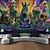 billiga Blacklight tapestries-Svartljus Tapet Glöder i mörkret Glödningsfest UV-Reaktiv Trippy Dimlig Djur DJ Hängande Tapet Väggkonst Mural för Vardagsrum Sovrum