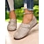 billige Flate sko til kvinner-slip-on sko for brede føtter med myk overdel, komfortabel design for knyster, fritidsklær for hverdagskomfort