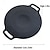 cheap Outdoor Recreation-Multi-Function Medical Stone Grill Pan Non-Stick Pan,Non-Stick Coating Frying Pan,Round BBQ Griddle with Handle,Multifunctional Stove Plate for Meats,Pancakes,Ribs