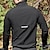 billige Herretrøyer-Herre Dame Sykkeljakke Sykkeltrøyer Helfarge Langermet Sykkel Jersey Softshell-jakker Regnfrakke med 3 baklommer Fjellsykling Vanntett Hurtigtørkende Pustende sport Svart Gul Grå Klær