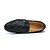 abordables Semi-formel-Mocassins de créateur pour hommes avec double boucle, tige en maille texturée, chaussures décontractées élégantes pour le travail et les occasions spéciales