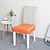 abordables Funda de silla-Fundas de asiento impermeables para sillas de comedor Fundas de asiento de silla de cuero sintético Sin fundas traseras Protector de silla extraíble y lavable