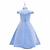 preiswerte Märchen-Motto-Kleider-kinderkleidung Mädchen Kleid Graphic Kurzarm Leistung Party Pailletten Patchwork bezaubernd Kostüm Polyester Midi Casual kleid A Linie Kleid Frühling Herbst 4 Jahre + Blau