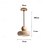 billige Pendellys-Wabi-sabi stil hengende belysning lysekrone armatur gul travertin liten pendellampe 85-265v