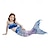 economico Costume da bagno a sirena-Bambino Da ragazza Costume da bagno da sirena Costume da bagno Per eventi Spiaggia Bilance Festività Tropicale Costumi da bagno 4 anni + Estate Giallo Rosa
