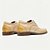 billige Klassiske Sko-mænds beige premium kohud brogue sko med snørebånd med perforerede detaljer, formel stil til bryllupper og forretningsbegivenheder