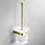 abordables Sets de accesorios de Baño-Toallero de latón cepillado, toallero de baño, toallero de pared, accesorios de baño de latón, estante de baño, toallero, toallero, herrajes de baño