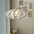 economico Luci Isola cucina-moderno eclettico pesce filo di seta avvolgimento struttura in acciaio inox ovale lampada a sospensione 1 luce per soggiorno 110-240v