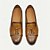baratos Mocassins de couro premium-mocassins masculinos de couro marrom com borlas e detalhes em brogue, sapatos sociais clássicos para casamentos, festas e eventos formais