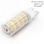 tanie Żarówki LED kolbowe-Żarówki kukurydziane LED G9 ściemnialne 5 W 12 V/24 V AC/DC – 63LED 4014 do żyrandola, kampera, przyczepy kempingowej, łodzi 4 szt.