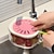 abordables Ustensiles et gadgets de cuisine-bol passoire de cuisine multifonctionnel - pliable, avec couvercle, égouttoir 2 en 1 &amp;passoire à fruits &amp;légumes