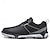 preiswerte Herren Golfschuhe-weiße und schwarze Golfschuhe für Herren mit Spikesohle, atmungsaktivem Obermaterial und stützender Polsterung für optimalen Komfort und Leistung auf dem Platz
