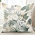 baratos estilo floral e plantas-Capas de Almofadas Decorativas de Papagaio Floral 1PC Capas de Almofadas Quadradas Macias para Sofá Cama Quarto Sala de Estar