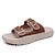 voordelige Casual sandalen-Bruine herensandalen van imitatieleer met twee gespen, comfortabel voetbed en duurzame zool – verstelbare instapschoenen voor de zomer voor casual en outdoor gebruik
