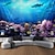 abordables Tapiz de Playa Oceánica-Tapiz Colgante de Peces de Océano Paisaje Arte de Pared Tapiz Grande Decoración Mural Fotografía Fondo Manta Cortina Decoración para Hogar Dormitorio Sala de Estar