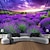 cheap Blacklight Tapestries-Blacklight Tapestry Glow in the Dark Glow Party UV Reactive Lavender Trippy Misty Nature Landscape Hanging Tapestry Wall Art Mural for Living Room Bedroom