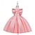 preiswerte Partykleider-kinderkleidung Mädchen Party Kleid Feste Farbe Ärmellos Besondere Anlässe Prinzessin Polyester abendkleider Sommer Frühling 3-10 Jahre Mehrfarbig Weiß Champagner