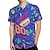 preiswerte Oberteile-Retro Vintage 1980er Hemd Aloha-Hemd Disco Geometrisch Herren Urlaub Party Pride Parade Erwachsene Hemd