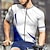 abordables Maillots pour hommes-Homme Maillot de cyclisme Géométrique Manche Courte Cyclisme T-shirt Maillot avec 3 poches arrière VTT Vélo tout terrain Séchage Rapide Design Anatomique Évacuation de l&#039;Humidité Respirant Des sports