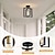 tanie Światła wiszące-mała lampa wisząca do domu 1 głowica 4 oprawy lampa wisząca na wyspę kuchenną z kablem czarne wykończenie drewniana rama żyrandol do przedpokoju przedpokój szafa sypialnia ac110v ac220v żarówka e27