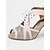 baratos Sapatos de Dança Latina-sapatos de dança nude com cadarço e recortes de malha – bico aberto, salto médio para mulheres – perfeitos para aulas de dança e apresentações