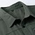 voordelige Werkhemden voor heren-Voor heren Overhemd Zomer overhemd Normaal shirt Overhemd met knopen khaki Lichtgrijs Leger Groen Lange mouw Effen Revers Vakantie Hawaii Button-omlaag Kleding 100% katoen Modieus Casual Comfortabel