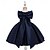 preiswerte Partykleider-kinderkleidung Mädchen Party Kleid Feste Farbe Ärmellos Besondere Anlässe Prinzessin Polyester abendkleider Sommer Frühling 3-10 Jahre Mehrfarbig Weiß Champagner