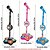 abordables RC y juguetes electrónicos-Micrófono de karaoke para niños--Micrófono amplificador de música infantil micrófono para niños con soporte simulación de karaoke juguetes para cantar por niños. Regalo de Navidad