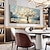 abordables Peintures paysages-Peinture à l&#039;huile sur toile représentant un arbre de vie blanc original fait à la main, art mural abstrait en fleurs, grand arbre, pour décoration intérieure, avec cadre tendu/sans cadre intérieur