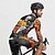 abordables Maillots pour hommes-Homme Maillot de cyclisme Crâne Manche Courte Cyclisme T-shirt Maillot avec 3 poches arrière VTT Vélo tout terrain Séchage Rapide Design Anatomique Évacuation de l&#039;Humidité Respirant Des sports Noir