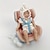 levne Reborn panenky-Dvojité miniatury realistických znovu narozených panenek Ručně vyrobené silikonové překvapení s příslušenstvím pro děti ve věku 3-6 let - realistická sada novorozeneckých panenek vánoční dárek
