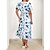 abordables Vestidos-Retro Antiguo 1950s Mediodía Vestidos Vestido ajustado Vestido acampanado Manga Farol Floral Corte A Escote en Pico Disfraz Mujer Mascarada Boda Vacaciones Fiesta de Té Adulto Vestido