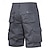 abordables Classique-Homme Bermuda Shorts cargo Shorts Short décontracté Multi-poches Uni Sans repassage Respirant Longueur Genou Quotidien Extérieur Course Sports Mode Kaki