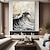 cheap Landscape Paintings-3D  White Ocean Wave Art Handmade Beach Abstract Painting White Wall Art Brown 3D Texture Painting Brown Beach Wall Art Modern Pastel Room Decor painting