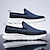 abordables Baskets-baskets de sport à enfiler pour hommes, maille tricotée respirante, chaussures de course confortables avec semelle blanche, chaussures de sport décontractées pour l&#039;extérieur et l&#039;utilisation quotidienne
