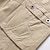 baratos Ar livre-Homens Bermuda Cargo Calção Bermudas Shorts de trabalho Shorts casuais Bolso multi Perna reta Tecido Pavio Humido Vestível Comprimento do joelho Ao ar livre Acampar e Caminhar Para Noite Moda Roupa