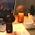 abordables Lampes de table-Lampe de table à LED à intensité variable en forme de champignon, lampe de bureau tactile en bois, veilleuse rechargeable par USB, pour chambre à coucher, café, bureau, décoration, cadeau